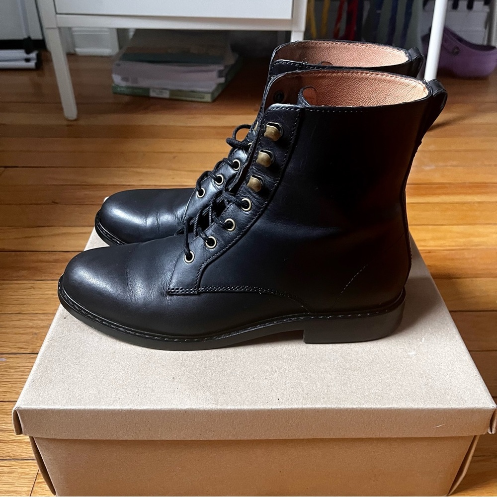 Madewell Delaney Lace Up Boot